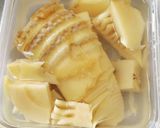 煮干しとタケノコの味噌炒め作り方1写真