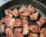 バター醤油で激ウマなサイコロステーキ♡作り方3写真