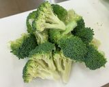 ブロッコリーのマヨおかか和え作り方1写真