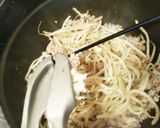 10分で完成★もやしとひき肉のピリ辛炒め作り方4写真