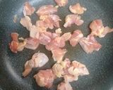 白ねぎと鶏肉の炒め物作り方3写真