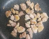 白ねぎと鶏肉の炒め物作り方4写真