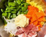 スナップえんどう新玉ねぎでポテトサラダ作り方2写真