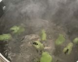 そら豆のレモンクリームパスタ作り方2写真