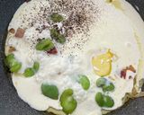そら豆のレモンクリームパスタ作り方4写真