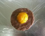 かぼちゃ餡のココア饅頭作り方9写真