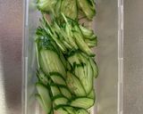 鶏ささみと搾菜の春雨サラダ作り方2写真