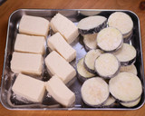 なすと豆腐の揚げ出し和風みぞれあんかけ作り方4写真