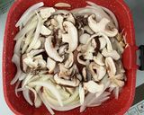 鶏もも肉とキノコのクリーム煮ブリーチーズ作り方9写真