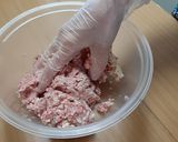 レンジで簡単＆節約【ライスペーパー焼売】作り方1写真