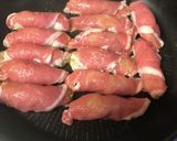 豚肉キャベツ巻き♡マヨカレー味作り方5写真