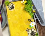 蜂の巣オムライス春弁当可愛いおかず作り方9写真