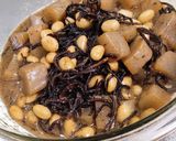レンチン！こんにゃく・ひじき・大豆煮作り方3写真