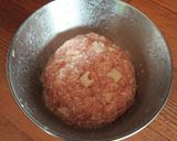 卵無し！れんこん入りむっちり鶏ハンバーグ作り方3写真