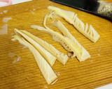 たけのこと松山あげのぴりから煮作り方1写真