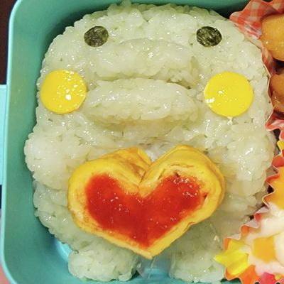 たまごっち『くちぱっち』おにぎり弁当！ by aco☆rico 【クックパッド