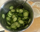 きゅうりとわかめの酢の物作り方1写真