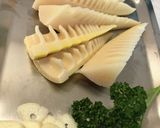 新筍のにんにくチップソテー作り方1写真