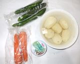 ツナ缶ポテトサラダ♪むくみに簡単漢方薬膳作り方1写真