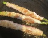 ねぎ塩たっぷりなアスパラ肉巻き作り方3写真