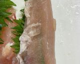 ササミの梅肉シソ、チーズシソ焼き☆作り方3写真