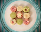 カービィ3色団子 クッキーサンド作り方3写真