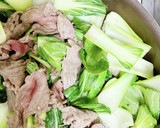 牛肉で贅沢を♪簡単すき焼き風炒め作り方3写真