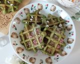 青汁パウダー入りお豆腐ワッフル♡作り方5写真
