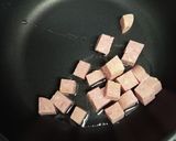 ランチョンミートと玉子のバゲットサンド作り方1写真