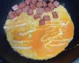 ランチョンミートと玉子のバゲットサンド作り方3写真