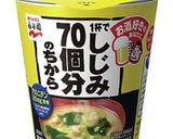 “春菊/菊名ゴマしじみ味噌あんかけ”作り方1写真