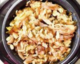コンニャクと切り昆布 きのこ炊き込みご飯作り方13写真