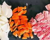 いつものふつーの豚バラカレー作り方1写真