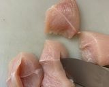 クリームチーズ入りとり天作り方1写真