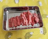 カルビクッパのスープ(キャンプ飯)作り方1写真