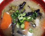 余り野菜たっぷりで豚汁～♪作り方6写真