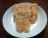 菜の花と豚肉のフライ～新玉ねぎソース～作り方3写真
