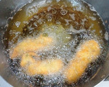 菜の花と豚肉のフライ～新玉ねぎソース～作り方4写真