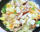 お鍋の残り有効活用 適当で美味しい中華丼作り方4写真