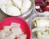 新たまとソーセージの蒸し煮☆他の野菜も!作り方1写真