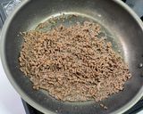 合挽ミンチと卵でか〜んたんハンバーグ風作り方1写真