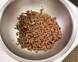 合挽ミンチと卵でか〜んたんハンバーグ風作り方2写真