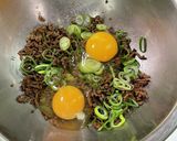 合挽ミンチと卵でか〜んたんハンバーグ風作り方4写真