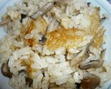 香ばしキノコの炊き込みご飯作り方8写真