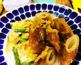 簡単 春を感じる竹輪と冷凍野菜の炒め物作り方5写真