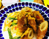 簡単 春を感じる竹輪と冷凍野菜の炒め物作り方5写真