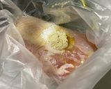 蒸し鶏と春キャベツの胡麻マヨサラダ作り方2写真