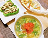 セロリと卵のバターコンソメカレースープ作り方6写真