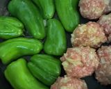 お弁当用ピーマン肉詰め作り方5写真