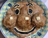 子供喜ぶ♪特大アンパンマンハンバーグ作り方7写真